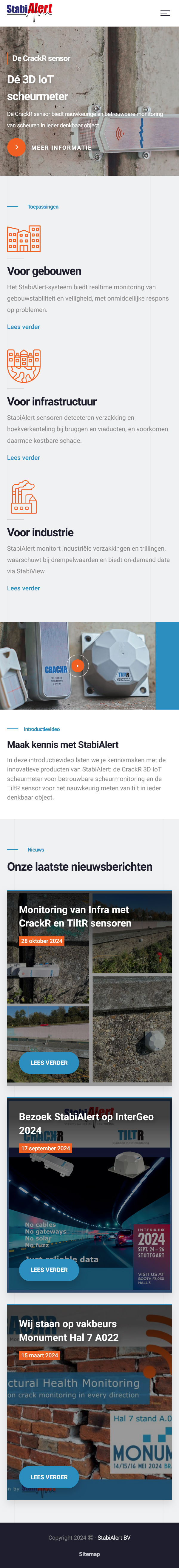 Stabialert | Website